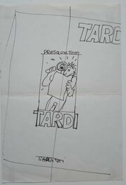 Jacques Tardi - Dessin préliminaire pour Presque tout Tardi - Original Illustration
