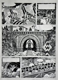 Enrique Alcatena - « TRANSMUDO » – Planche Originale n° 7 – Enrique Alcatena - Comic Strip