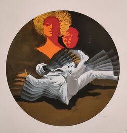 Karel Thole - Karel Thole Art Urania 818 "I Super-alieni di Lemuria - Ron Goulart" (1980) - Couverture originale