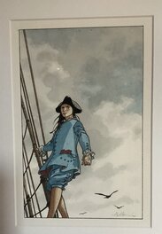 Patrice Pellerin - L'épervier - Ex-libris DURANGO - Original Illustration