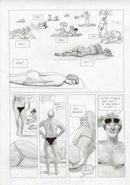 David Prudhomme - DAVID PRUDHOMME - VIVE LA MARÉE ! - PLANCHE ORIGINALE 50 - Comic Strip