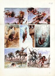 René Hausman - Hausman - LaÏyna - La forteresse de pierre - planche 23 - Comic Strip