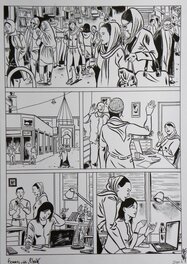 Deloupy - Femmes vie liberté  – Une révolution Iranienne – Page 3 – Farid Vahid et Deloupy ( conçu sous la direction de Marjane Satrapi ) - Planche originale
