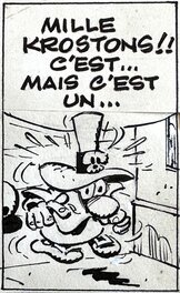Deliège - Les Krostons - planche originale no 17 - comic art 4