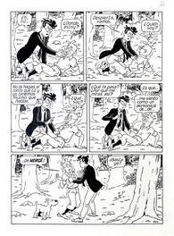 Carlos Meglia - Cybersix - #17, page "Tintin" - Planche originale