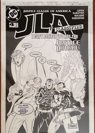 Kevin Maguire - JLA Classified 4 cover - Original Cover