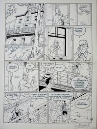 Alain Sikorski - LA CLE DU MYSTERE T5 DISPARITION  planche originale n°41 - Comic Strip