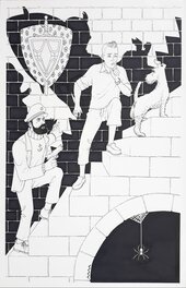 Martin Morazzo - Tintin et Haddock (Commission) - Original Illustration