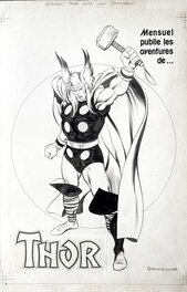 Illustration originale - Thor - Poster - Strange N°198