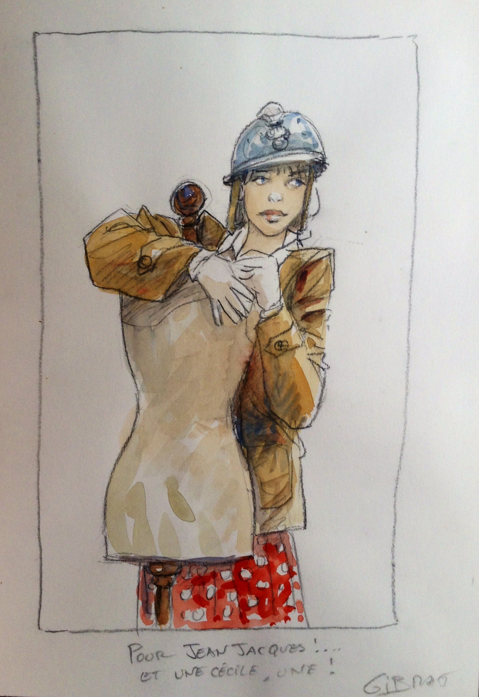 Le Sursis Cécile par JeanPierre Gibrat Illustration