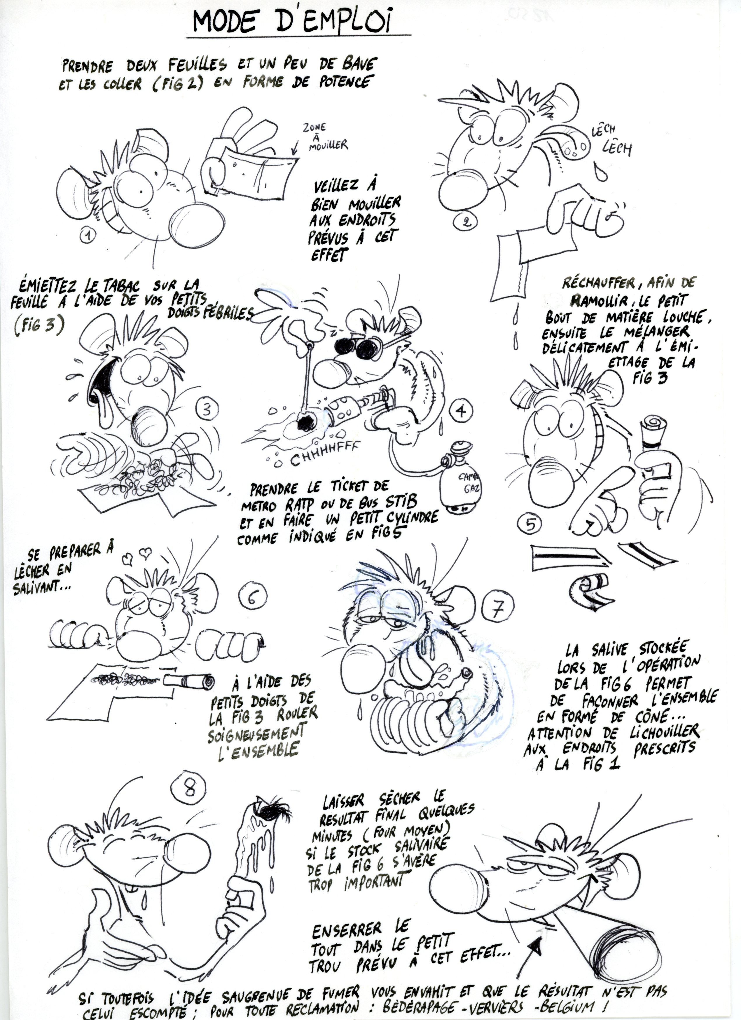 Bedecoupe - N°14 : Mode d'emploi par Ptiluc - Planche ... Bedecoupe - N°14 : Mode d'emploi par Ptiluc - Planche ...