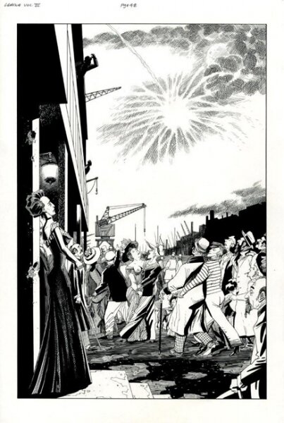 Kevin O'Neill, The League of Extraordinary Gentlemen / Century 1910 - Comic Strip