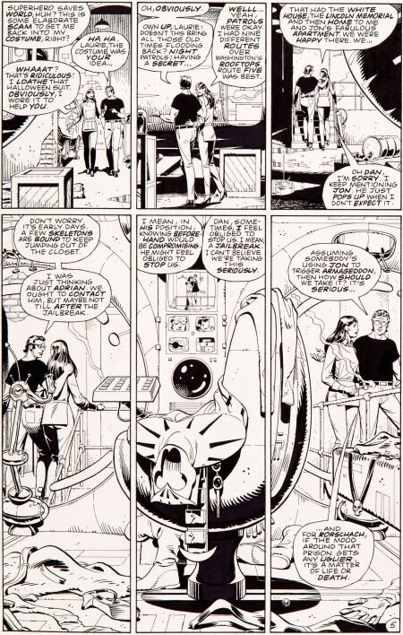 Watchmen - Issue 8 (Alan MOORE / Dave GIBBONS) - Planche originale