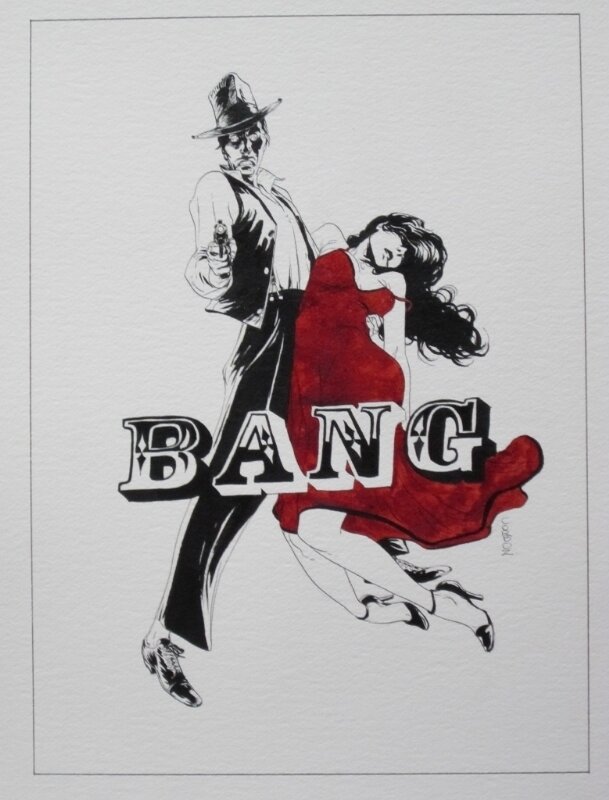Bang by Yannick Corboz - Original Illustration