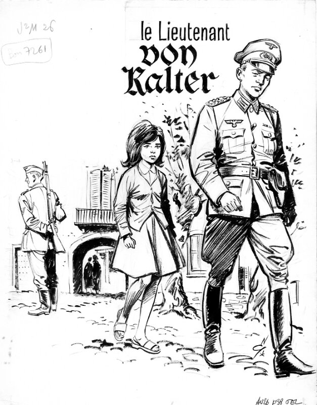 Gloesner - Lieutenant Von Kalter - Illustration originale
