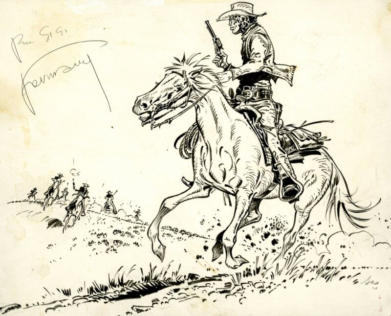 Hermann - Comanche  - Couv Zack - Couverture originale