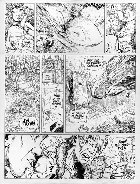 Lidwine, La quête de l'oiseau du temps - T5 - L'ami Javin - Planche 34 - Comic Strip