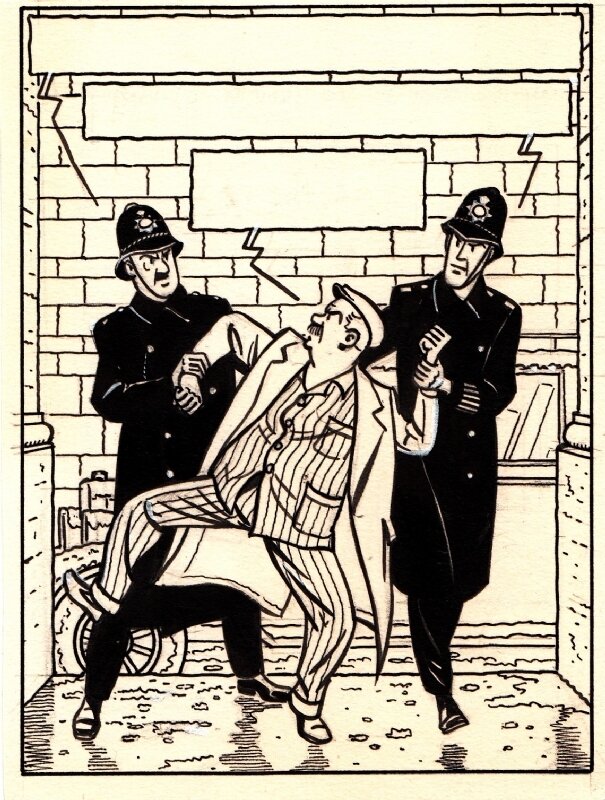 Edgar Pierre Jacobs, 1953, Blake et Mortimer, La Marque Jaune - Comic Strip