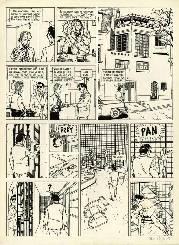 Ted Benoit, Ray Banana : Cité Lumière planche 15 - Comic Strip