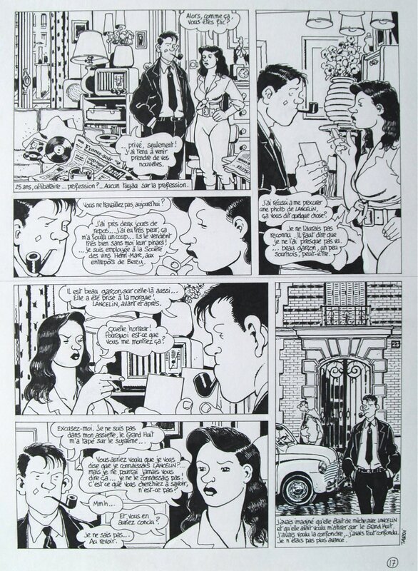 Jacques Tardi, Nestor Burma - Casse-pipe à la nation - Comic Strip