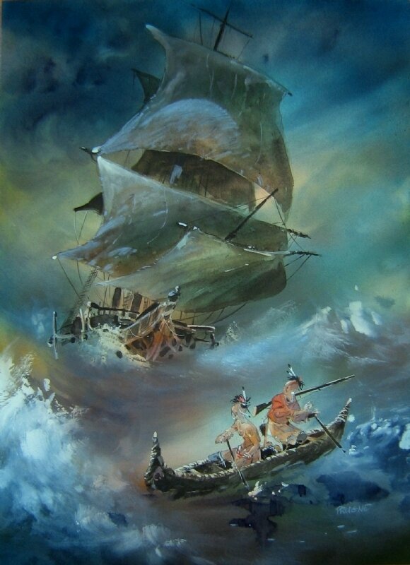 Canoe Bay by Patrick Prugne - Original Cover