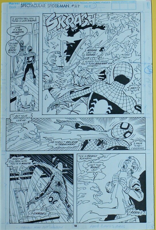 Sal Buscema, Spectacular spiderman # 167 - Comic Strip