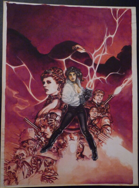 Juan Giménez, Illustration pour une affiche de film - Illustration originale