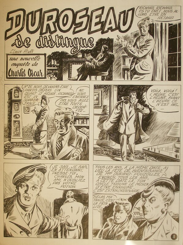 Charles Oscar by Claude-Henri Juillard, Roger Lécureux - Comic Strip