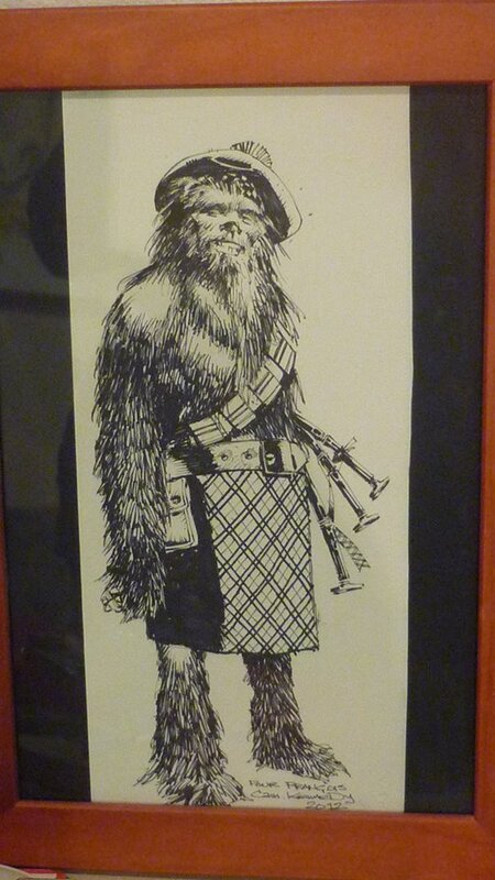 Scottish Chewbacca par Cam Kennedy - Illustration originale