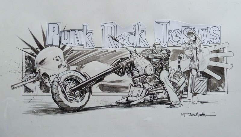 Punk Rock Jesus par Sean Murphy - Illustration originale