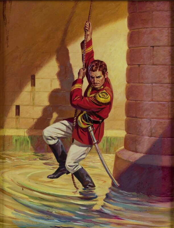 George Wilson, Classics Illustrated cover: The Prisoner of Zenda - Original Illustration