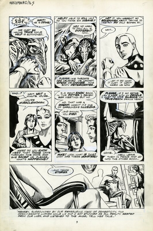 John Totleben, Miracleman 12, page 5 - Comic Strip