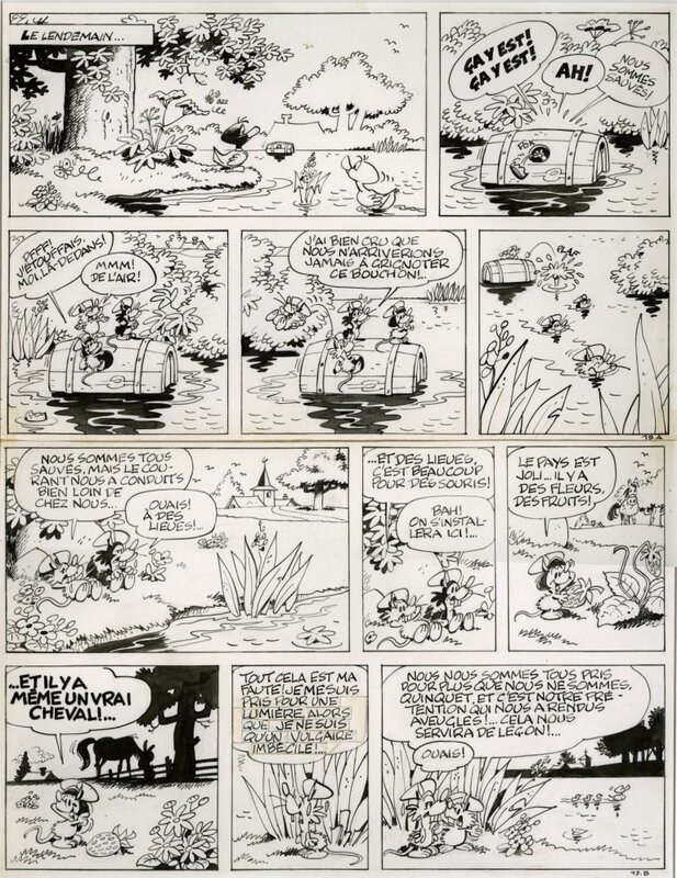 Raymond Macherot, Sibylline et la betterave pl19 - Comic Strip