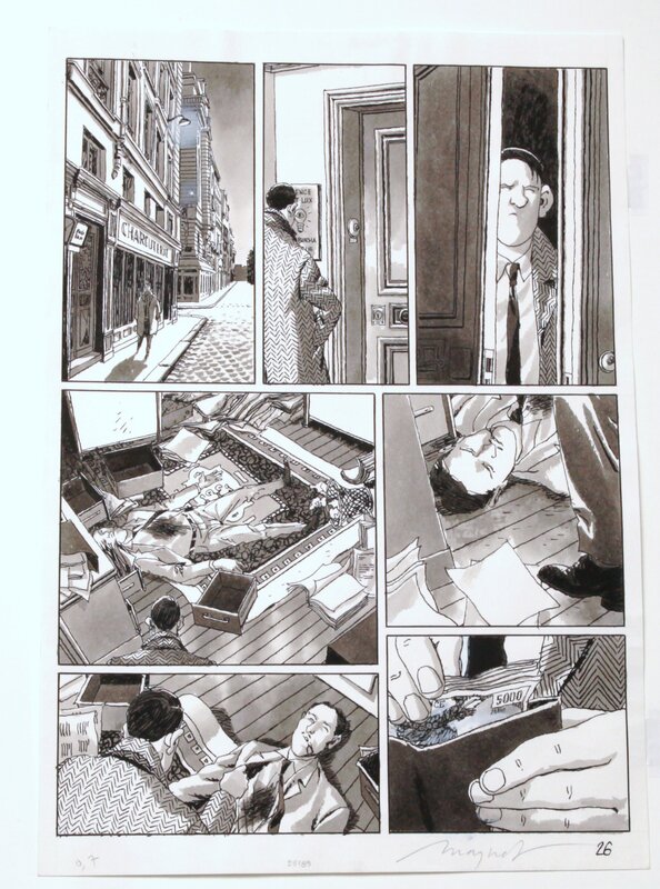 Emmanuel Moynot, Le SOLEIL NAIT DERRIERE LE LOUVRE - Planche 26 - Comic Strip