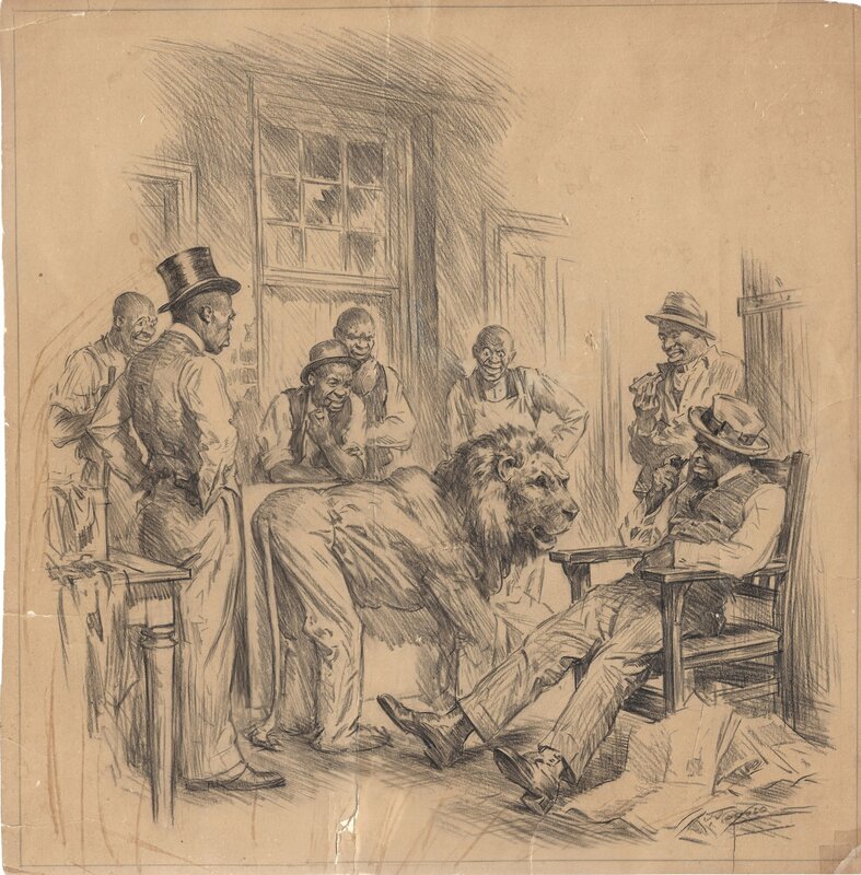 Illustration de Joseph J. Gould - Original Illustration