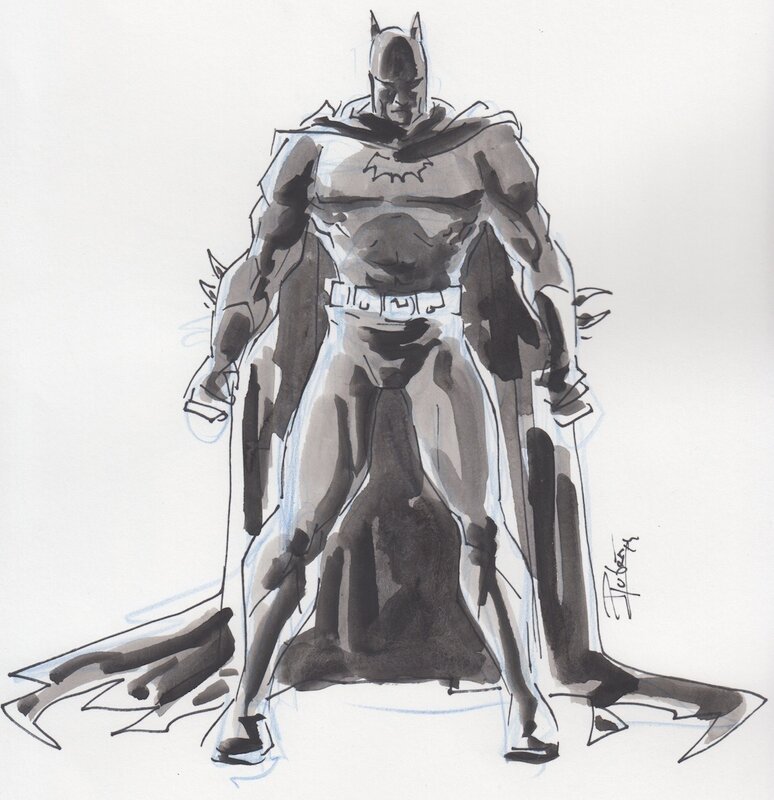 Batman by Rubén Pellejero - Original art