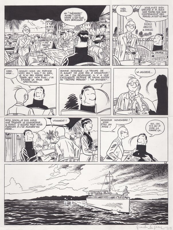 Frank Le Gall, Théodore Poussin - Les Jalousies - Comic Strip