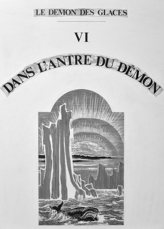 Tardi, Le Démon des Glaces - Illustration originale