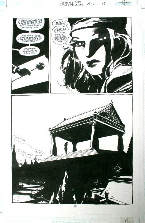 Batman Dark Victory volume 13 page 45 par Tim Sale - Comic Strip
