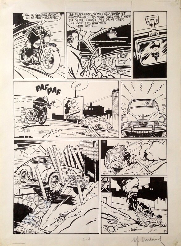 Chaland, 1980 : Bob Fish détective - Comic Strip