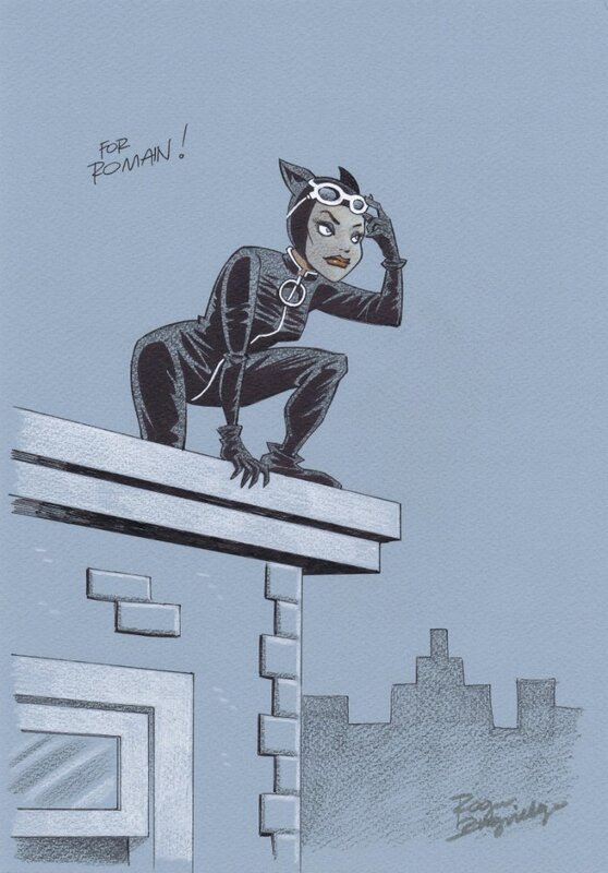 Catwoman par Roger Langridge - Illustration originale