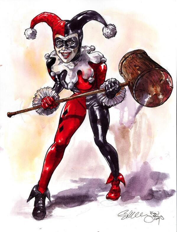 Harley Quinn par Ryan Kelly - Illustration originale