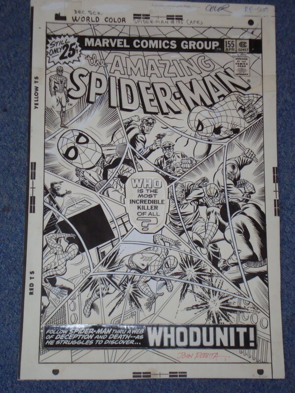 Amazing SPIDERMAN by John Romita - Original Cover