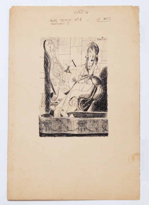 Zadig de Voltaire par Georges Beuville - Planche originale