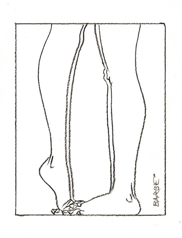 Dessin gag par André-François Barbe - Illustration originale