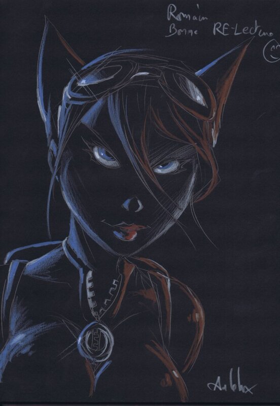 Catwoman par Aalehx - Dédicace