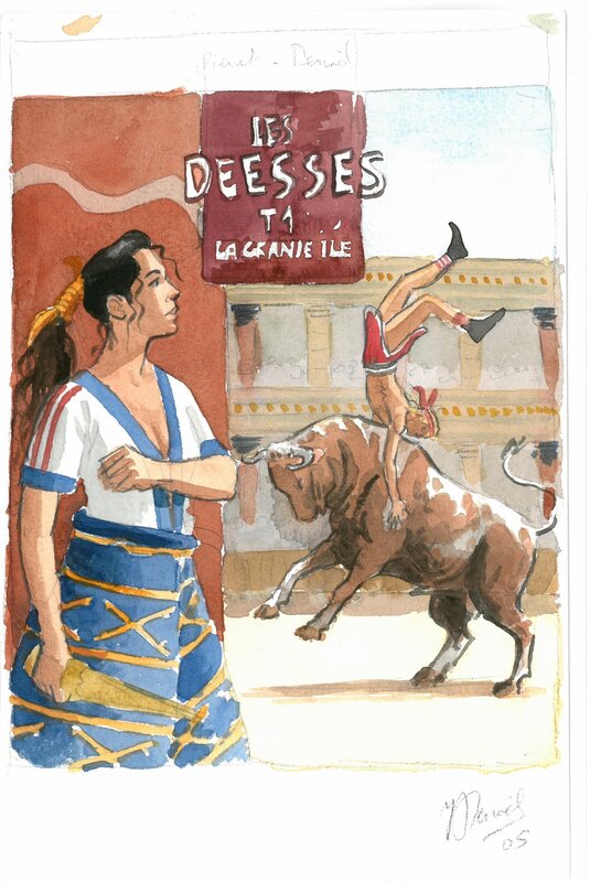 Jacques Denoël, Projets de couverture - Couverture originale