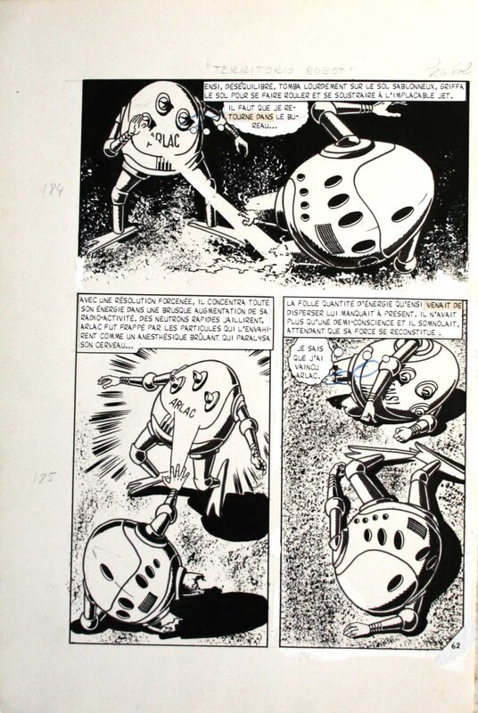 unknown, Sidéral N°44 : Territoire robot - Comic Strip