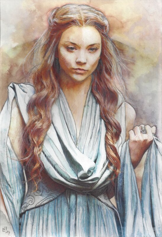 Margaery Tyrell par Fabrice Le Hénanff - Illustration originale