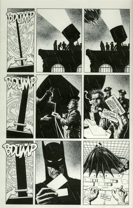 Brian Bolland, Alan Moore, Batman The Killing Joke, page 28 (with prelim) - Planche originale